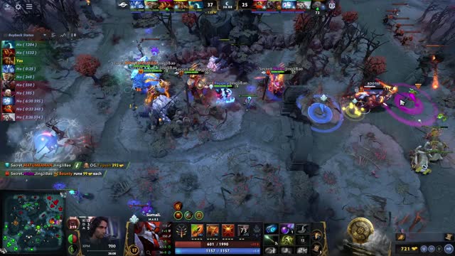 Secret.MATUMBAMAN gets a double kill!