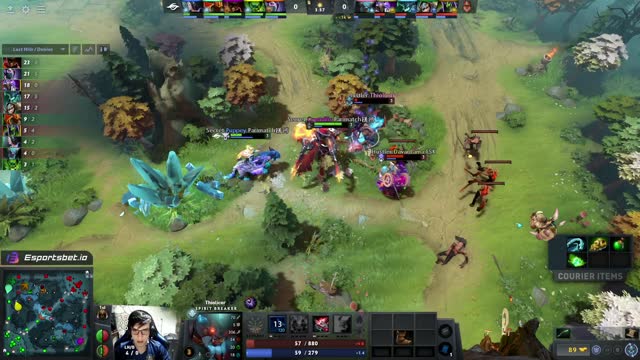 Secret.Puppey takes First Blood on SG.Thiolicor!
