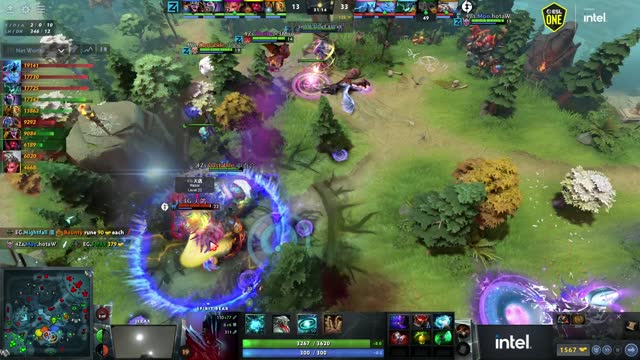 Arteezy gets a double kill!