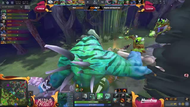 Sneyking kills EG.Arteezy!