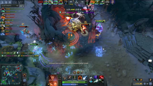 LGD gets 3 kills!