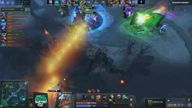 EG.Arteezy gets a double kill!