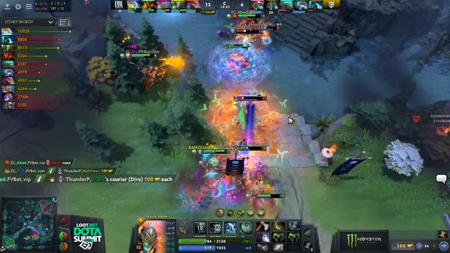 EG.Arteezy gets a double kill!