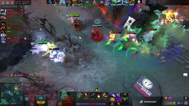 BurNIng gets a triple kill!