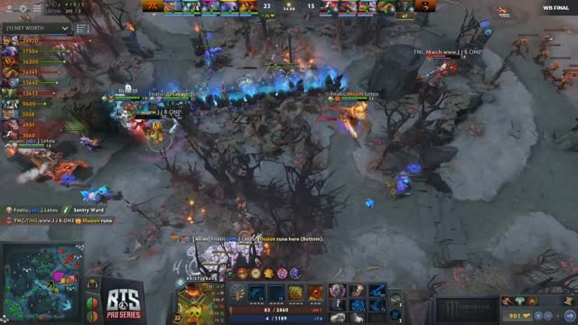 Fnatic gets 2 kills!