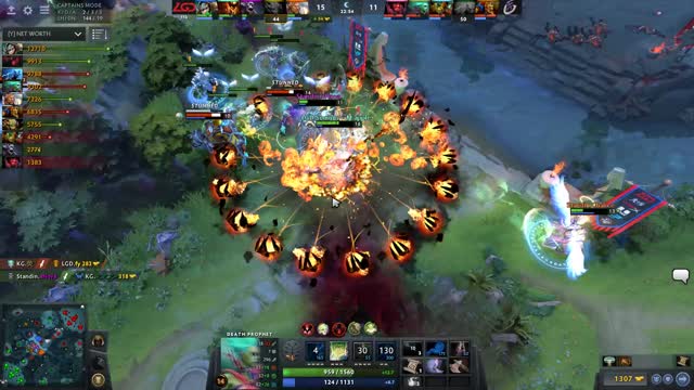 LGD.xNova's double kill leads to a team wipe!