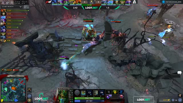 Alliance.Loda kills garter!