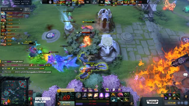 PSG.LGD.Chalice gets a double kill!