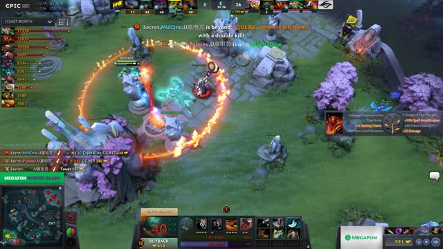 Secret.MidOne gets a triple kill!