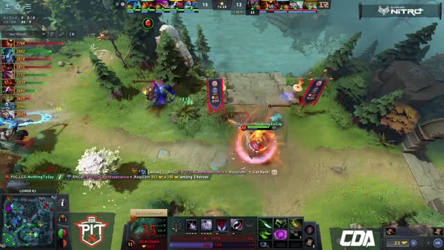 PSG.LGD.NothingToSay kills 圣子华炼-GwenExperience★!