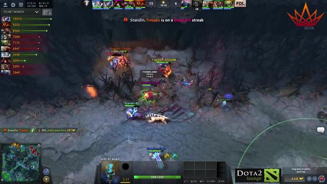 Team Freedom Dota 2 gets 2 kills!