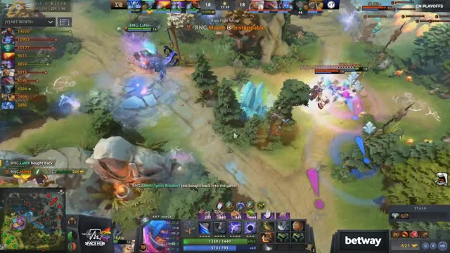 LFY.Monet gets a double kill!