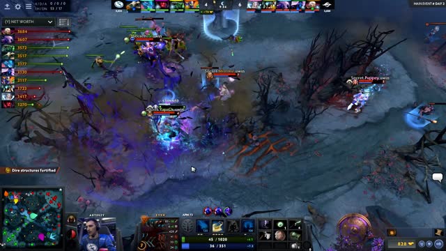 Secret.zai kills EG.Arteezy!