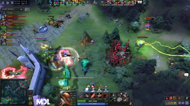 Newbee.uuu9/Moogy kills LFY.Yao!