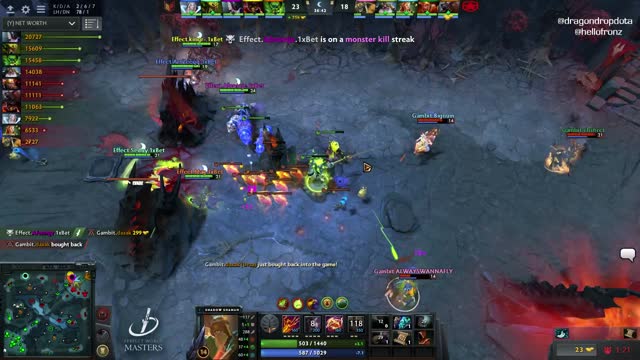 Afoninje gets a triple kill!