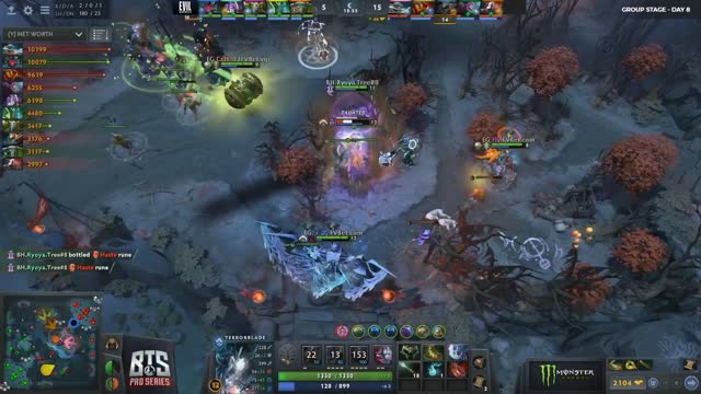 EG.Arteezy kills Newbee.MSS!