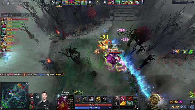 PSG.LGD.Ame kills Secret.Puppey!