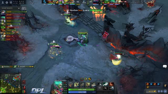 Newbee.Sccc gets a double kill!