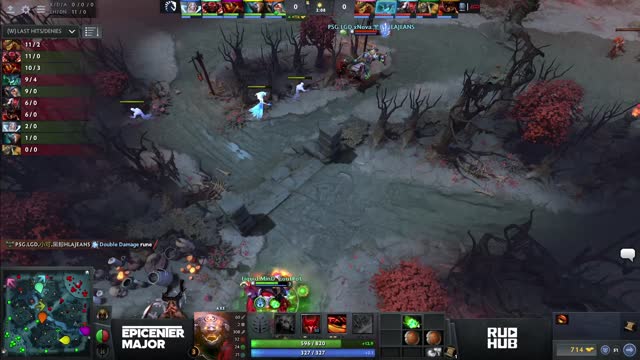 Liquid.Miracle- takes First Blood on PSG.LGD.Chalice!