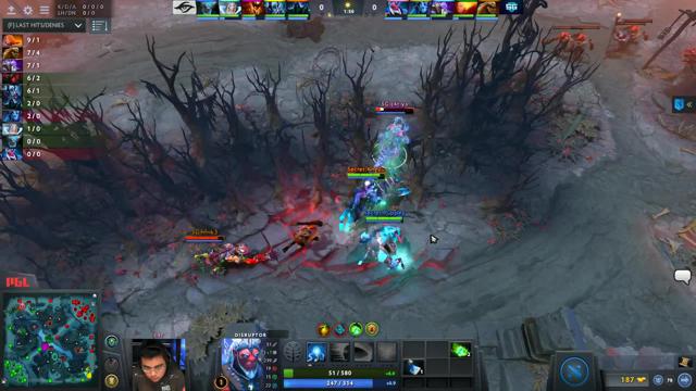 Puppey takes First Blood on SG.c4t!