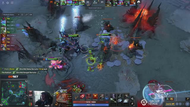 Fnatic.Raven kills TSpirit.Collapse!