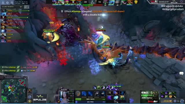 Afoninje gets a triple kill!