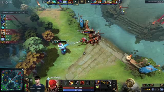 PSG.LGD.NothingToSay takes First Blood on Elephant.Somnus丶M!