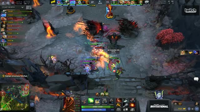 Na`Vi.Dendi kills TSpirit.DkPhobos!