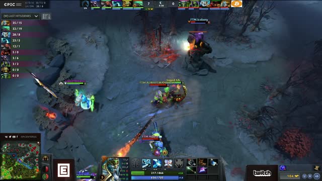 Liquid.KuroKy kills TSpirit.Iceberg!