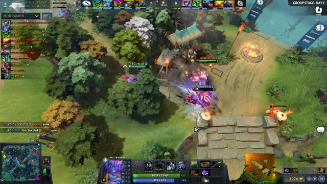 EG.Arteezy kills Dy!