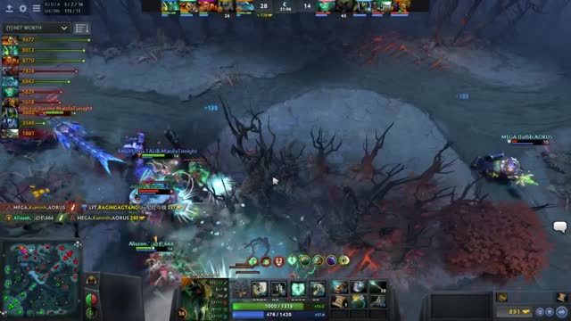 Radiant teamwipes Dire!