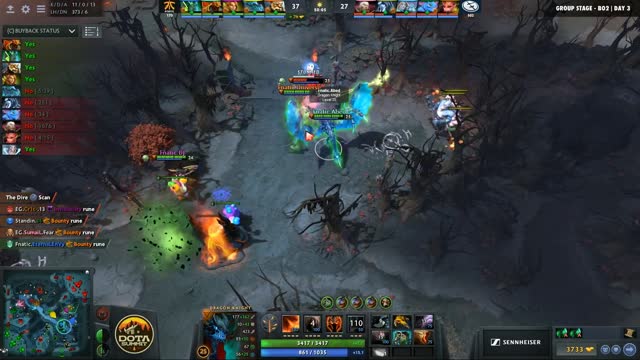 Fnatic.Dj kills EG.Arteezy!