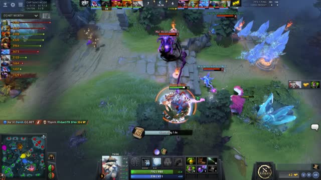 Dendi gets a double kill!