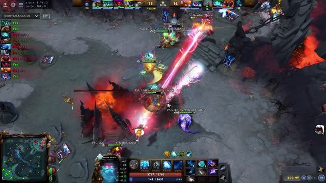 PSG.LGD.Chalice gets a double kill!