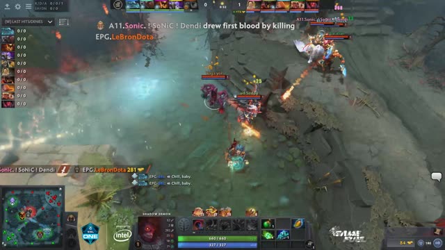 SoNiC takes First Blood on Na`Vi.LeBronDota!