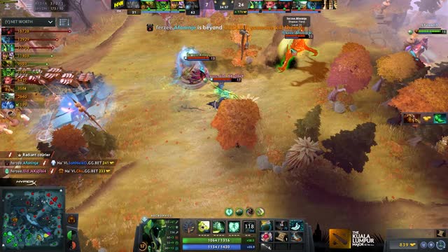 Afoninje gets a double kill!