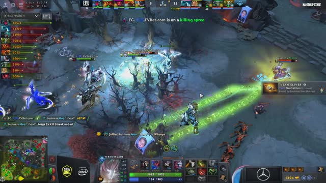 EG.Arteezy gets a double kill!