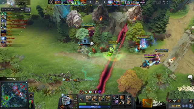 Na`Vi.LeBronDota kills TSpirit.Iceberg!