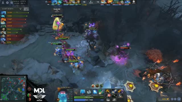 PSG.LGD gets 2 kills!