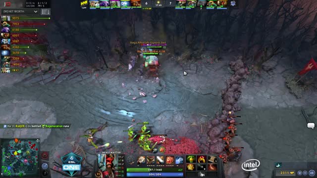 Na`Vi.Dendi kills Vega.Afterlife!