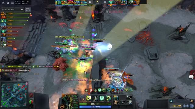 Radiant gets 5 kills!