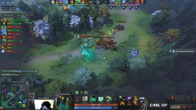 Arteezy kills high_shaggy!