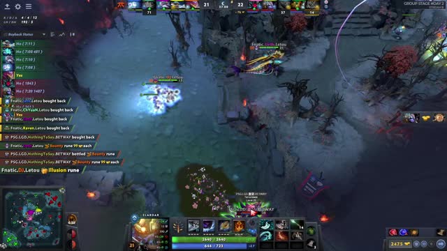 Fnatic.Raven kills PSG.LGD.XinQ!