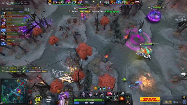 Fnatic.23savage kills TNC.Kuku!