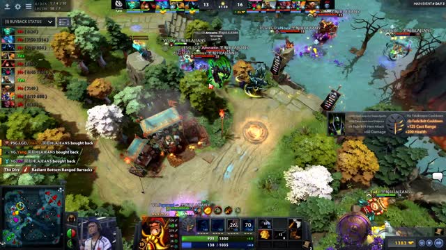 PSG.LGD teamwipes VG!