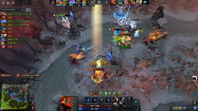 Ocean gets 2 kills!