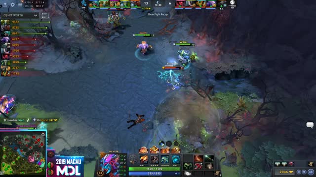 Newbee.Faith gets a double kill!