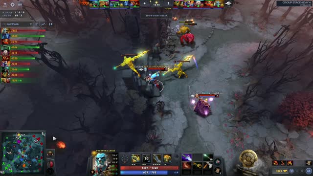 Fnatic.Raven kills Secret.Puppey!