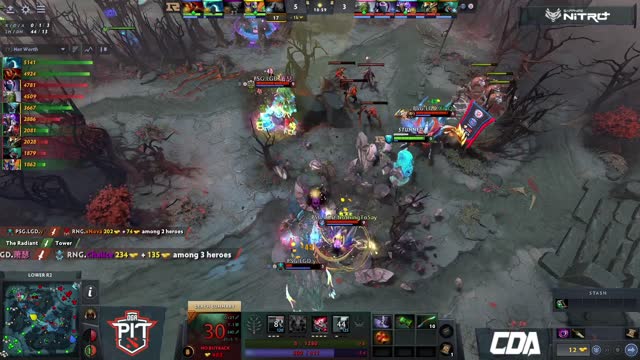 PSG.LGD gets 3 kills!