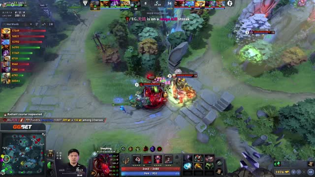 Arteezy kills Sneyking!